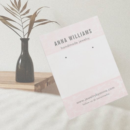 Carte d'affichage pour bijoux à oreilles ・ Dentell