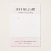 Carte d'affichage pour bijoux à oreilles ・ Dentell (Devant)