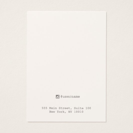 Carte d'affichage pour bijoux à oreilles en or (Dos)