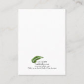 Carte d'affichage pour bijoux à oreilles ・ Feuille (Dos)