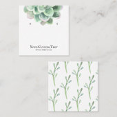 Carte d'affichage pour bijoux à oreilles ・ Fleur S (Devant / Derrière)