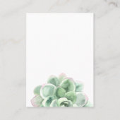 Carte d'affichage pour bijoux à oreilles ・ Fleur S (Dos)