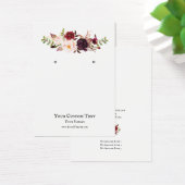 Carte d'affichage pour bijoux à oreilles, Floral B (Bureau)