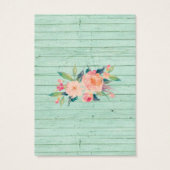 Carte d'affichage pour bijoux à oreilles ・ Rustiqu (Dos)