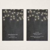 Carte d'affichage pour bijoux à oreilles, voyants  (Devant & derrière)