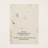 Carte d'affichage pour bijoux, Brown léger vieilli (Dos)