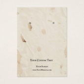 Carte d'affichage pour bijoux, Brown léger vieilli (Devant)