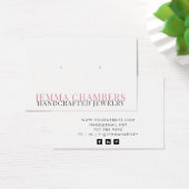 Carte d'affichage pour bijoux de la typographie mo (Bureau)