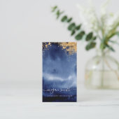 Carte d'affichage pour bijoux en or de luxe Navy (Debout devant)