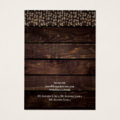 Carte d'affichage pour bijoux, lumières à cordes r (Dos)