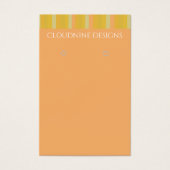 Carte d'affichage pour collier à bijoux à oreilles (Devant)