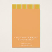 Carte d'affichage pour collier à bijoux à oreilles (Dos)