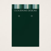 Carte d'affichage pour collier à bijoux à oreilles (Devant)