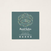 Carte d'affichage pour collier à bijoux à oreilles (Dos)