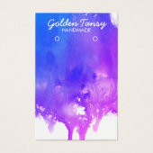 Carte d'affichage pour collier à oreille de peintu (Devant)