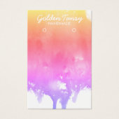 Carte d'affichage pour collier à oreille de peintu (Devant)