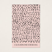 Carte d'affichage pour collier à oreille noire (Devant)