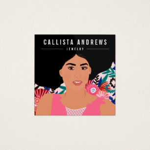 Carte d'affichage pour fille bohème