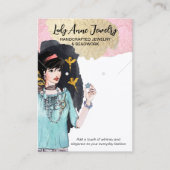 Carte d'affichage pour la bijouterie captivante (Devant)