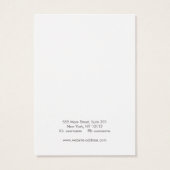 Carte d'affichage pour l'apprentissage des bijoux  (Dos)