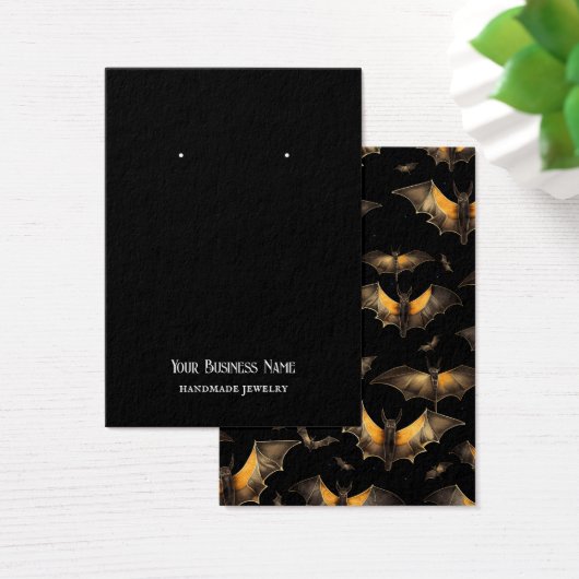 Carte d'affichage pour les chauves-souris d'Hallow (Bureau)