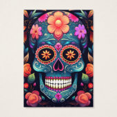 Carte d'affichage pour oreille crâne de sucre (Dos)