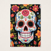 Carte d'affichage pour oreille crâne de sucre (Dos)