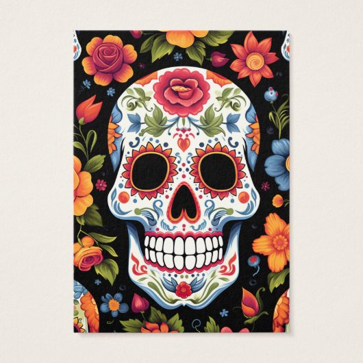 Carte d'affichage pour oreille crâne de sucre (Dos)