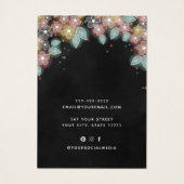 Carte d'affichage pour oreille en collier moderne  (Dos)