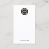 Carte d'affichage QR Code et logo d'entreprise (Devant)