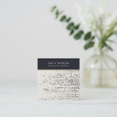 CARTE D'AFFICHAGE RETRO BLACK WHITE DOTS STUD EARR (Debout devant)