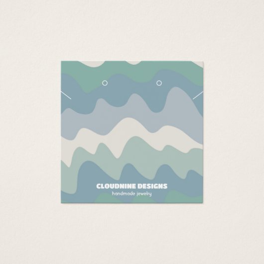 Carte d'affichage Retro Waves Earring Collier Bijo (Devant)