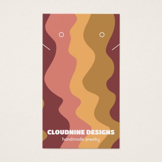 Carte d'affichage Retro Waves Earring Collier Bijo (Devant)