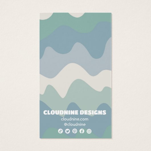 Carte d'affichage Retro Waves Earring Collier Bijo (Dos)