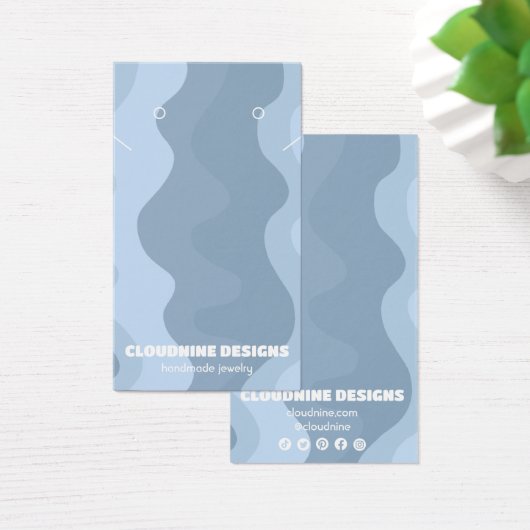 Carte d'affichage Retro Waves Earring Collier Bijo (Bureau)