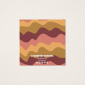 Carte d'affichage Retro Waves Earring Collier Bijo (Dos)