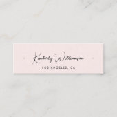 Carte d'affichage rose à l'appui du code QR de scr (Devant)