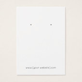 Carte d'affichage rose Gold Navy Blue Earring (Devant)