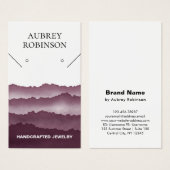 Carte d'affichage rouge Magic Misty Mountains (Devant & derrière)