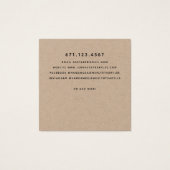 Carte d'affichage Rustic Laurel Leaf Stud oreille (Dos)