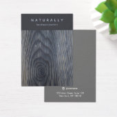 Carte d'affichage Rustic Wood Grain Earring Bijoux (Bureau)