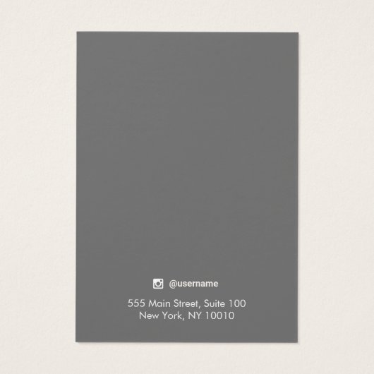 Carte d'affichage Rustic Wood Grain Earring Bijoux (Dos)