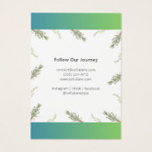 Carte d'affichage Rustique Chic Folien Style cuisi (Dos)