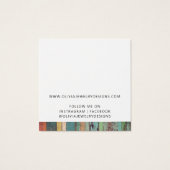 Carte d'affichage Rustique Chic Ring Bijoux (Dos)