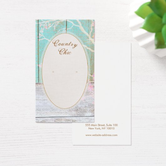 Carte d'affichage rustique de l'oreille par pays (Bureau)