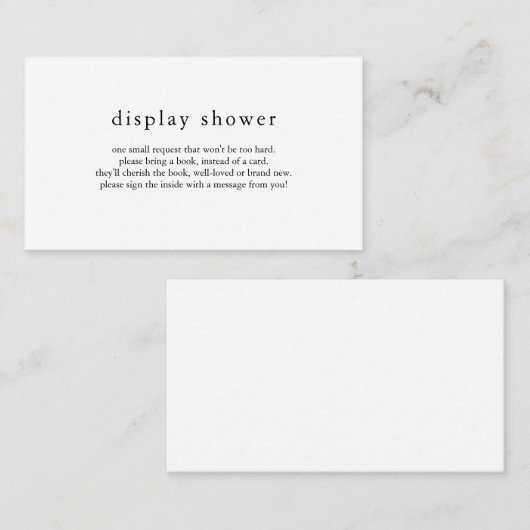 Carte d'affichage rustique EMELIA (Devant / Derrière)