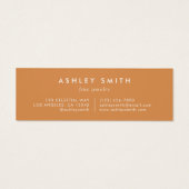 Carte d'affichage Rustique Fleur sauvage à oreille (Dos)