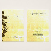 Carte d'affichage Rustique Floral Autumn Boho orei (Devant & derrière)