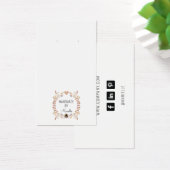 Carte d'affichage Rustique Floral Oreille Bijoux (Bureau)