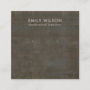 CARTE D'AFFICHAGE RUSTIQUE GRAY BRONZE LINE STUD E
